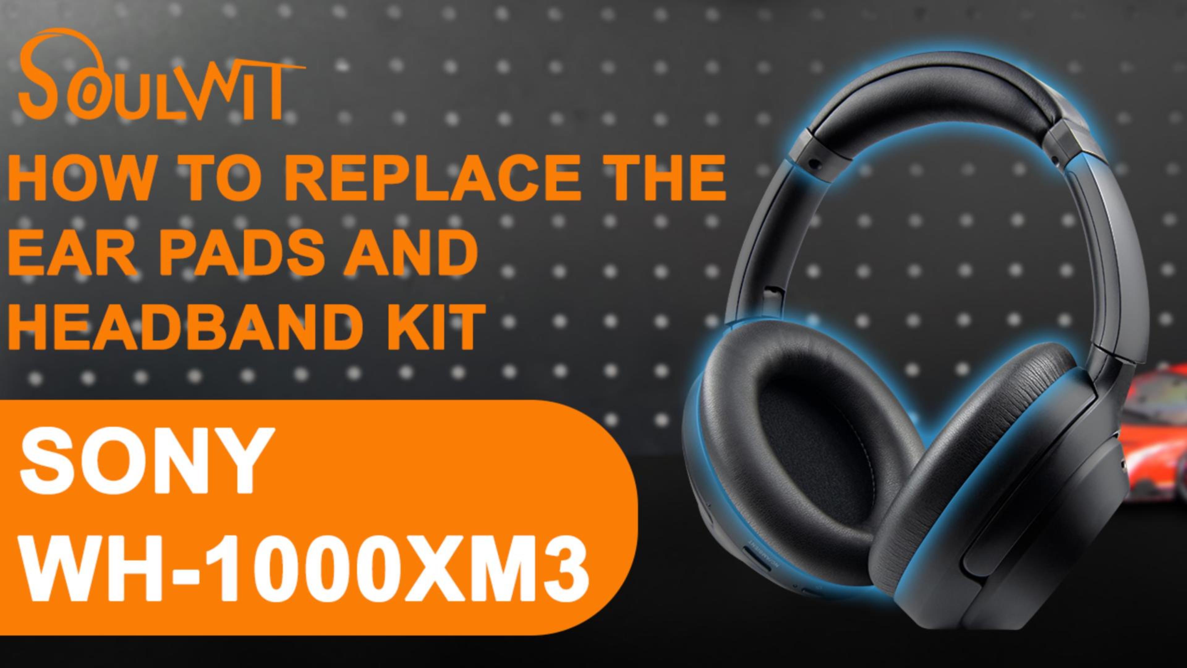 Amazon.com: SOULWIT Ear Pads Cushions + Headband, Replacement Kit